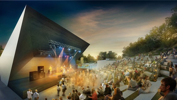 Zničený amfiteáter sa má stať voľnočasovým centrom