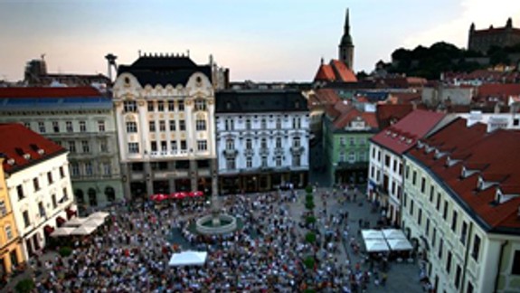 Na Hlavnom námestí sa začali oslavy Dňa Európy