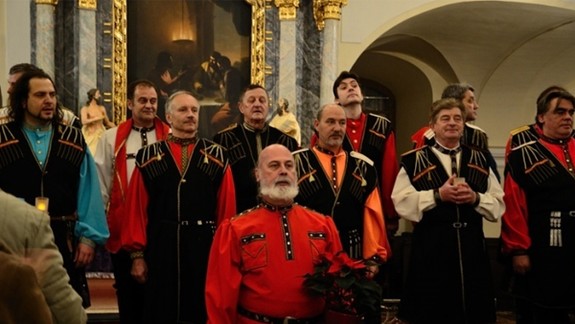 Zbor donských kozákov vo Veľkom evanjelickom kostole