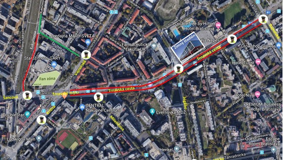 Deň D je tu! Na aké dopravné obmedzenia sa počas MS v hokeji treba pripraviť?