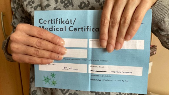 ÚVZ: Prevádzkovatelia budú môcť požadovať doklad o negatívnom teste