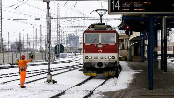 Sneženie zatiaľ neovplyvnilo situáciu na železničných tratiach