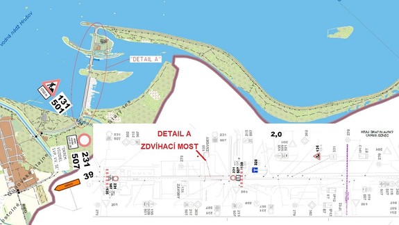 Cesta cez vodné dielo Čunovo bude predpoludním na hodinu uzavretá