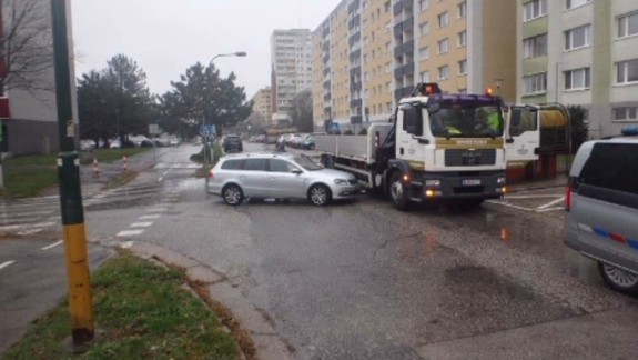 Nehoda na Černyševského: Vodič nafúkal viac ako tri promile