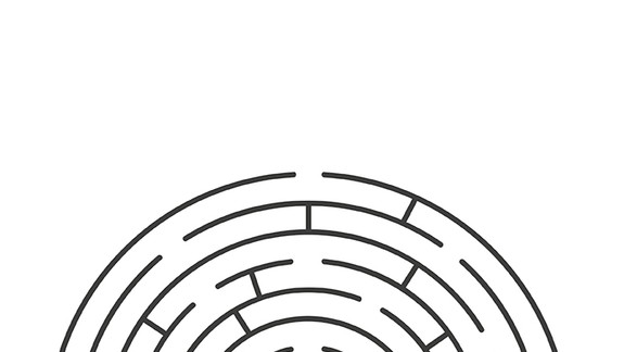 Labyrint: nájdi správnu cestu