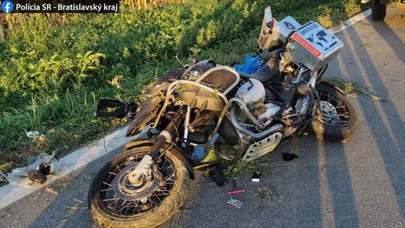 FOTO: Uplynulé dni v Bratislavskom kraji poznačili dve vážne nehody motorkárov...
