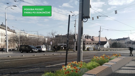 FOTO: Na Židovskej pribudne zeleň - takto by to tam malo na jar vyzerať