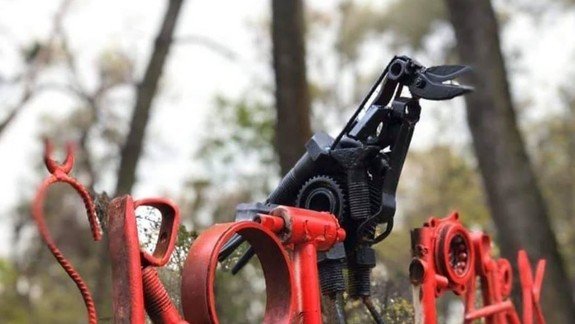 FOTO: V prírodnej galérii nájdu návštevníci desiatky zvierat zo šrotu