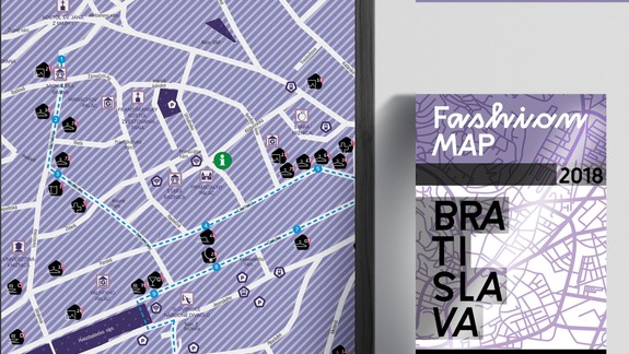 Bratislava má novú módnu mapu, dostanete ju zdarma. Čo na nej nájdete?