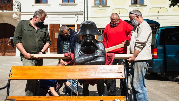 FOTO: Napoleonský vojak sa vrátil na Hlavné námestie