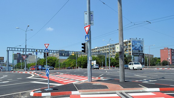 Križovatka Bajkalská - Prievozská je už priepustnejšia