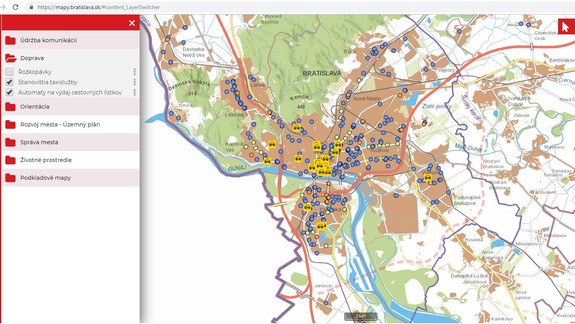 Hlavné mesto má ďalšiu smart novinku - mapový portál. Čo všetko obsahuje?