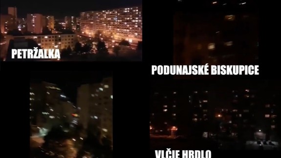 VIDEO: Nielen Bratislava, ale doslova celé Slovensko v piatok večer tlieskalo zdravotníkom a záchranárom