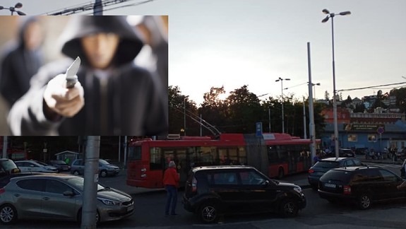 Štyridsaťročný muž zaútočil nožom na mladistvého na nástupišti MHD pri Hlavnej stanici
