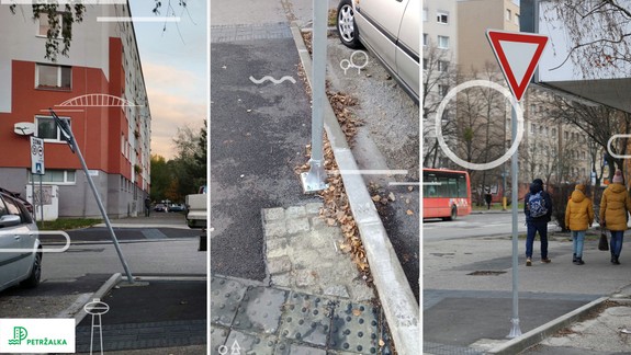 FOTO Osádzanie dopravného značenia: Kto nesie zodpovednosť za tieto diery v Petržalke?