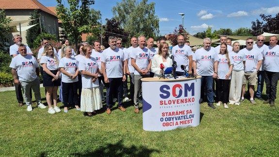 Komunálne voľby: Strana SOM Slovensko predstavila kandidátov, sú medzi nimi úspešní starostovia