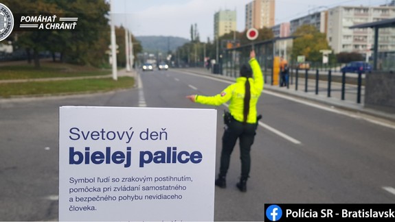 Svetový deň Bielej palice aj za účasti bratislavských policajtov