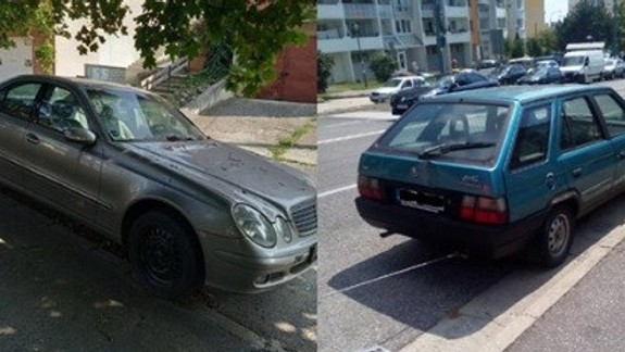 Z Karlovej Vsi bolo odstránených tento rok už 44 nepojazdných motorových vozidiel