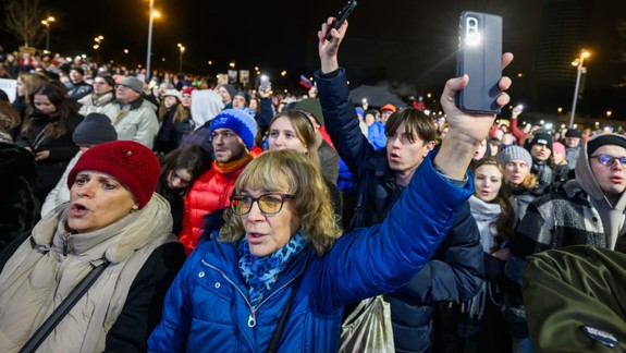 Na podporu slovenskej kultúry sa vo štvrtok v Bratislave konal pochod, podporil ho aj Habera
