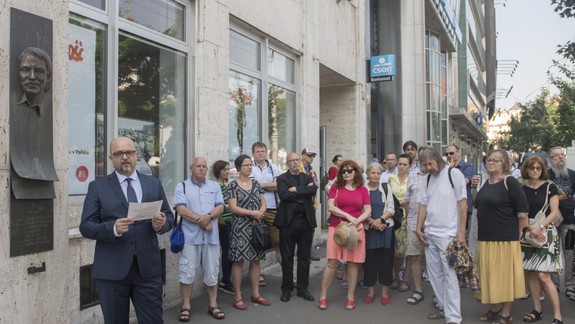 Na Námestí SNP si uctili pamiatku zakladateľa ÚPN J. Langoša