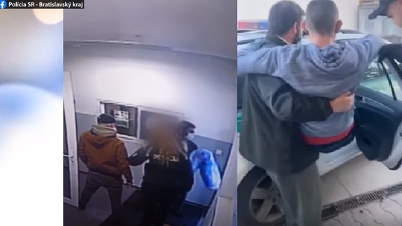 VIDEO: Zlodeji pri úteku vyskočili z druhého poschodia - jeden sa zranil a policajt ho musel odniesť v náruči...
