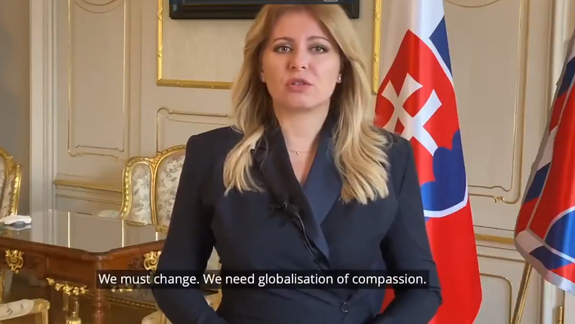 Prezidentka Čaputová sa zapojila do kampane na liečbu a vývoj vakcíny na COVID-19