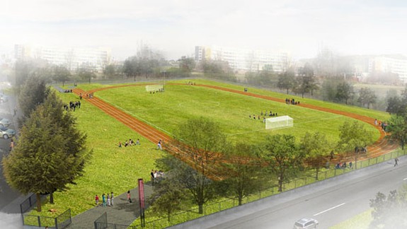 Športovisko v areáli na Nevädzovej ulici začali revitalizovať