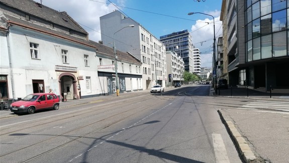 Na Radlinského ulici vyznačia bus pruh