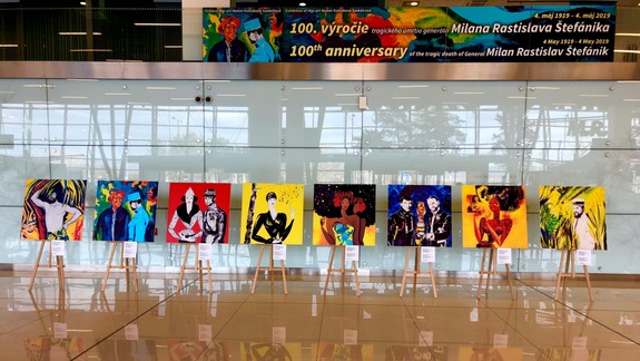 Letisko v Bratislave si pripomína 100. výročie úmrtia M. R. Štefánika výstavou obrazov