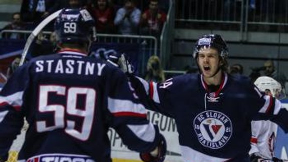 HC Slovan Bratislava zdolal Jekaterinburg po nájazdoch