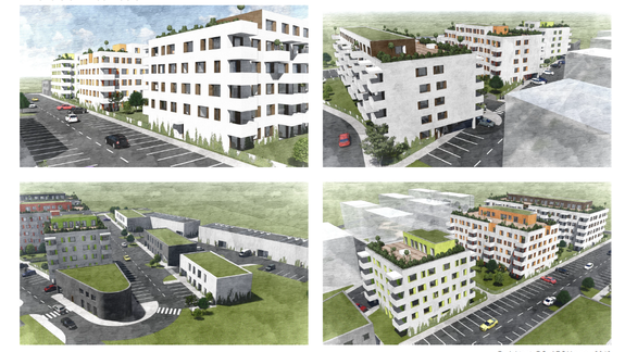 Polyfunkčné objekty Vlčie maky vyrastú v Ružinove za takmer 16 miliónov eur