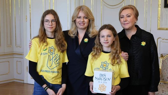 Prezidentka podporila 28. ročník zbierky Dňa narcisov