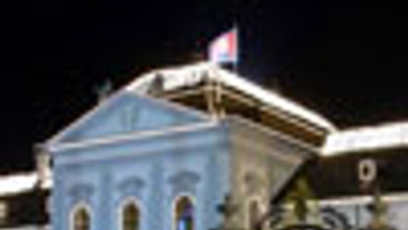 Prezidentský palác má oddnes vianočný šat