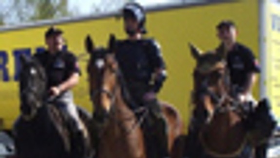 Na zápas Slovan - Belehrad sa chystajú aj policajti