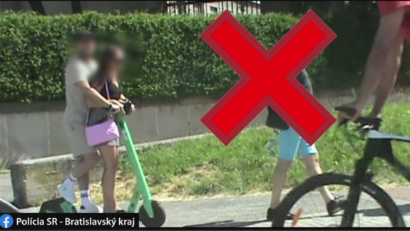 Kolobežkári spôsobujú podľa polície stále viac problémov