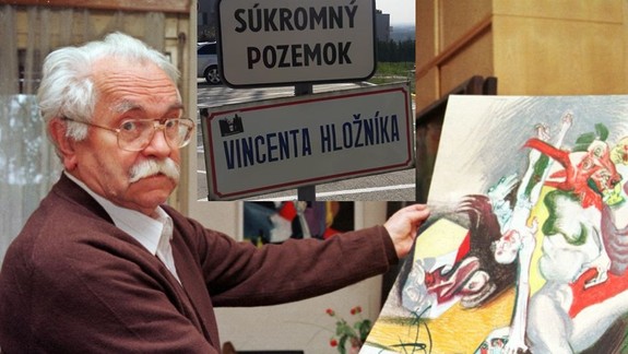 KURIOZITA: Vincent Hložník má v Bratislave svoju ulicu a zdá sa, že mu patrí aj jedno parkovisko...