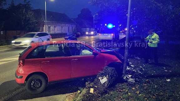Šialené: V Rovinke havaroval totálne opitý vodič, nafúkal takmer 5 promile