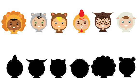 Nájdi správny tieň. (2. časť)