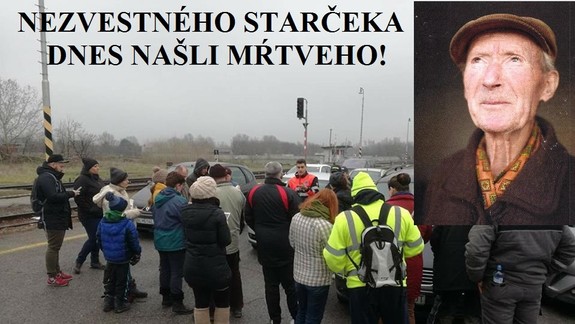 FOTO: 89-ročného starčeka z Rovinky, ktorý utiekol na Silvestra pred delobuchmi, dnes našli v Podunajských Biskupiciach mŕtveho!