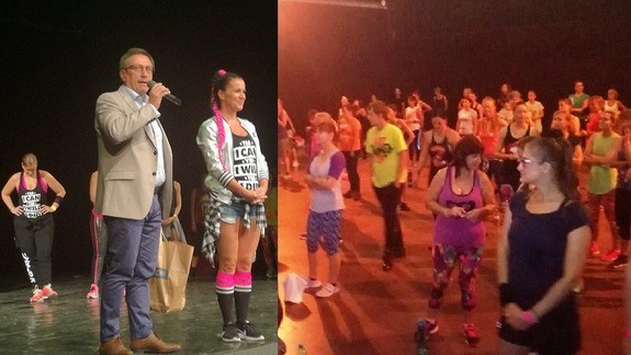 FOTO: V Ružinove si dali zraz milovníci zumby – prišiel medzi nich aj miestny starosta