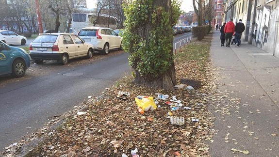 Kto má na starosti odpadkové koše na Trnavskej ceste? 