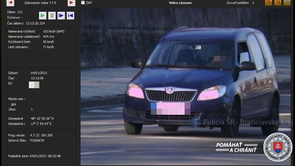 Vodič uháňal po Karloveskej viac ako stovkou