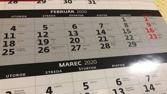 Vedeli ste? V oficiálnom kalendáriu je šesť nových mien: Artur a Dušana majú zmenený dátum