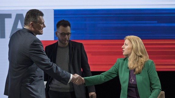 Volebná komisia potvrdila postup Z. Čaputovej a M. Šefčoviča do 2. kola