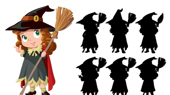 Nájdi správny tieň.(10. časť)