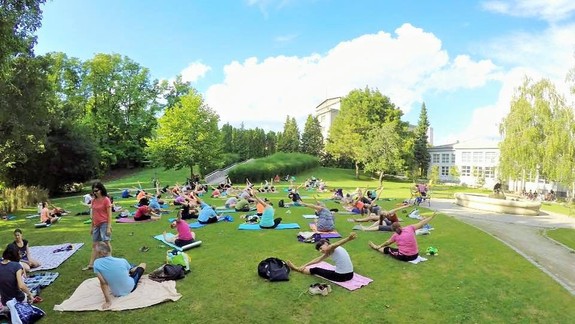 Potrebujete sa zregenerovať? Zacvičiť si môžete zdarma vo Vodárenskej záhrade