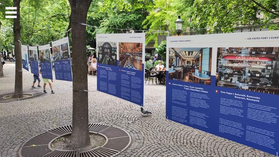 Fotografická výstava na Hviezdoslavovom námestí predstavuje najlegendárnejšie kaviarne v Európe