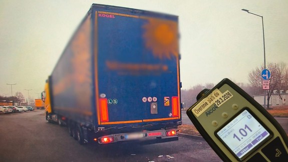 Hazard so životmi: Vodič kamióna šoféroval s viac ako dvoma promile