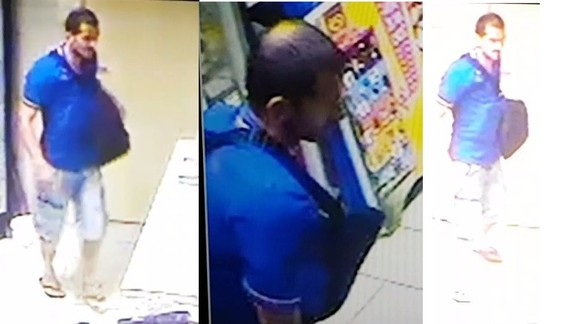 Z bufetu si odniesol televízor, kolieskové korčule a alkohol - nepoznáte muža na týchto záberoch?