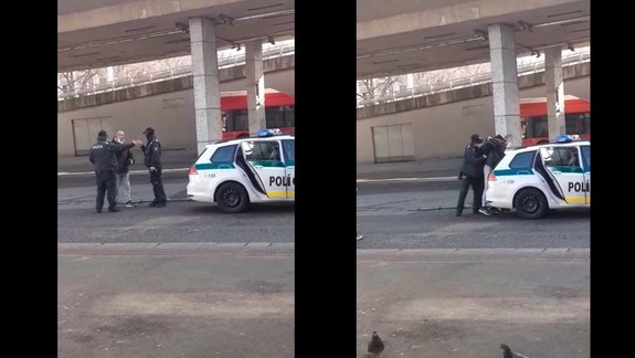 VIDEO: Policajti pod Mostom SNP tvrdo zakročili voči vodičovi MHD - akého priestupku sa dopustil?
